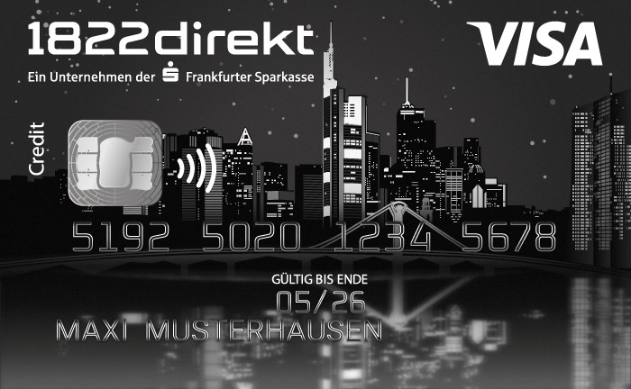1822 Direkt Visa Gold Kreditkarte So beantragen Sie Ihre Karte